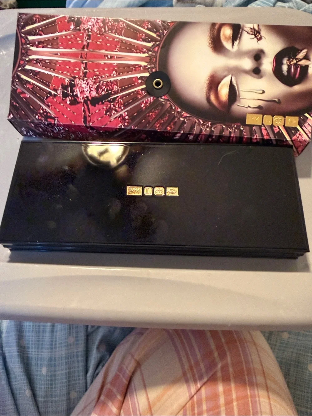 Eyeshadow Palette - Warm Metallic & Matte Shades (Gold, Bronze, Copper)